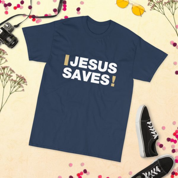 Short Sleeve T-Shirt - Jesus Saves! - Image 12