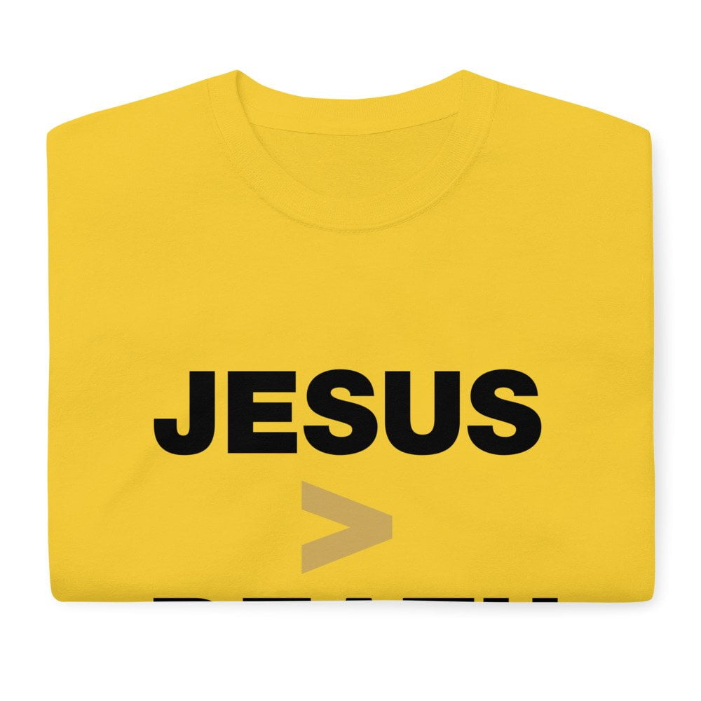 Short Sleeve T-Shirt - Jesus > Death (light) - Image 12
