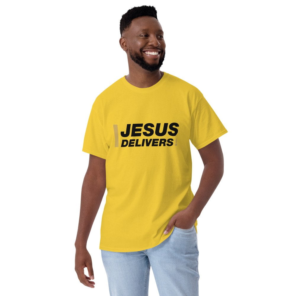 Short Sleeve T-Shirt - Jesus Delivers! (light)