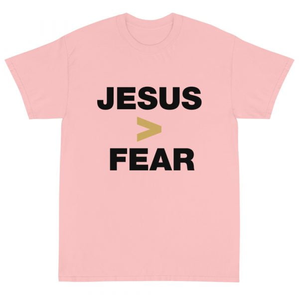 Short Sleeve T-Shirt - Jesus > Fear (light) - Imagen 3