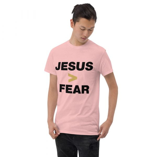 Short Sleeve T-Shirt - Jesus > Fear (light) - Imagen 4