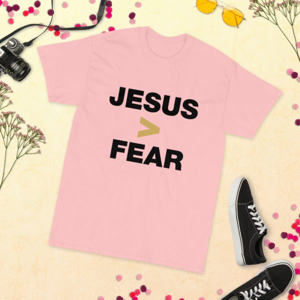 Short Sleeve T-Shirt - Jesus > Fear (light) - Imagen 6
