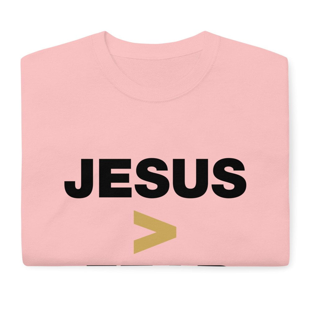 Short Sleeve T-Shirt - Jesus > Fear (light) - Image 7