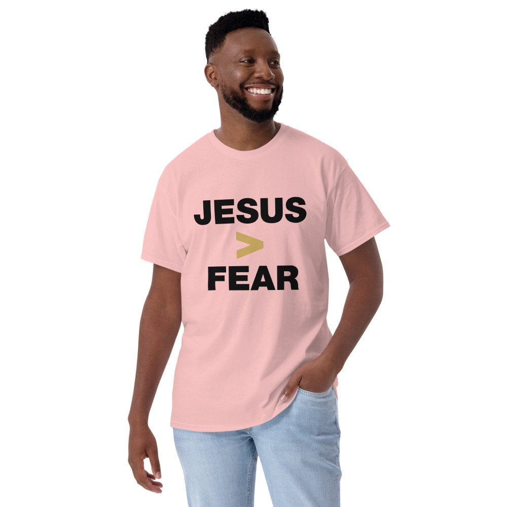Short Sleeve T-Shirt - Jesus > Fear (light) - Image 8