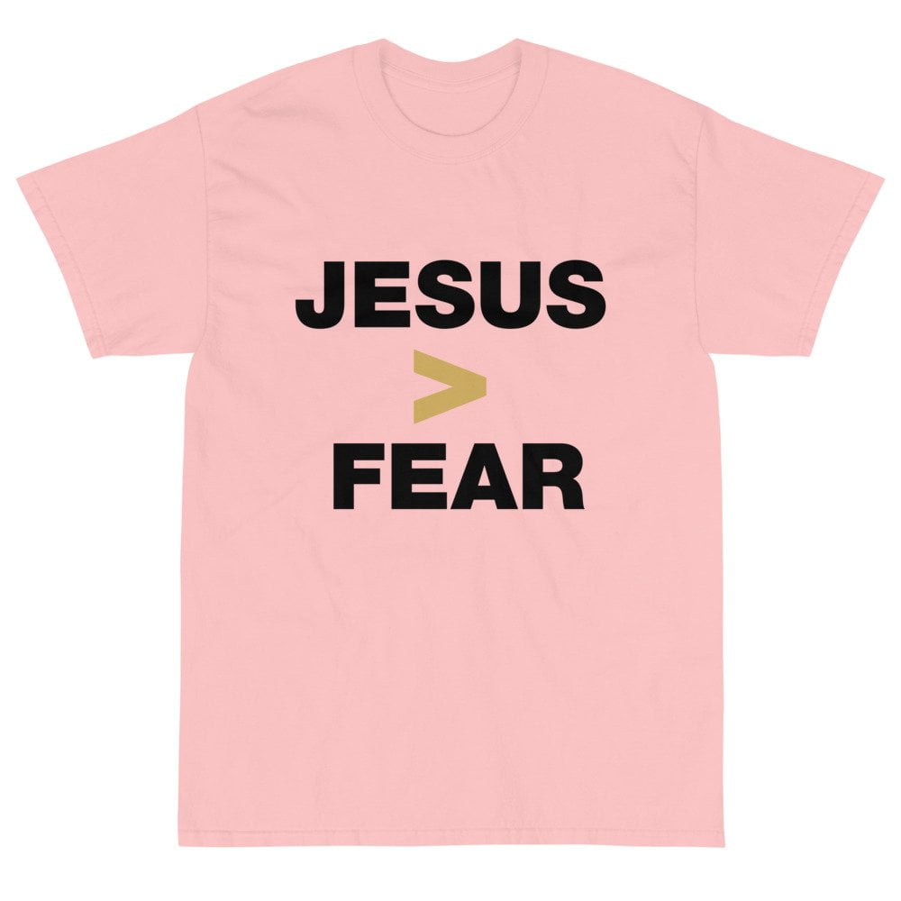 Short Sleeve T-Shirt - Jesus > Fear (light) - Image 10