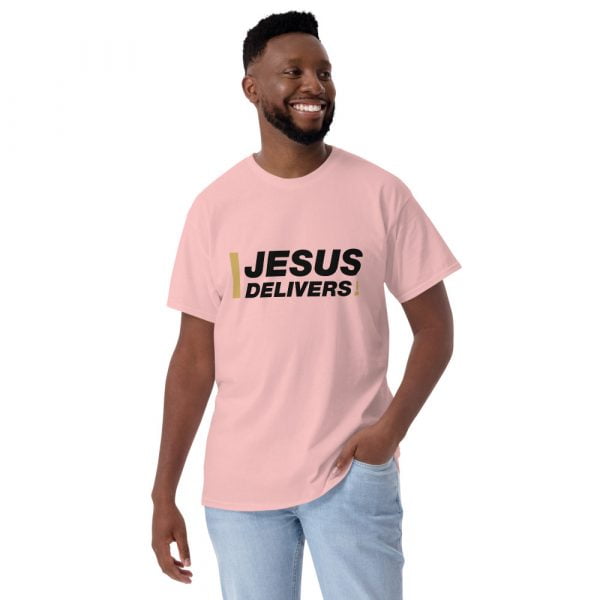 Short Sleeve T-Shirt - Jesus Delivers! (light) - Image 9