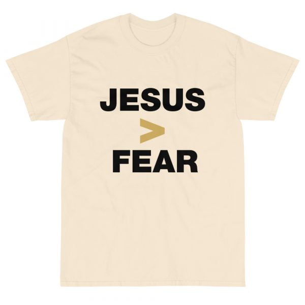 Short Sleeve T-Shirt - Jesus > Fear (light) - Imagen 12