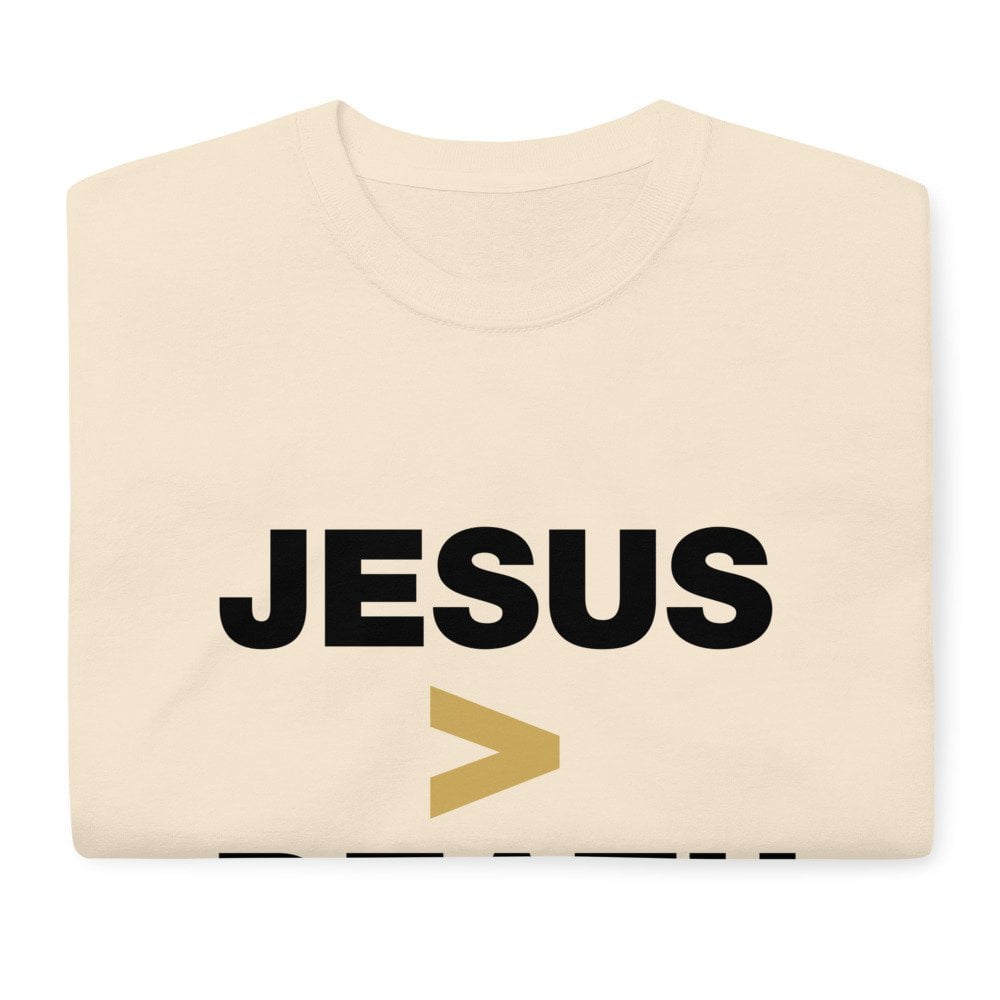 Short Sleeve T-Shirt - Jesus > Death (light) - Image 14