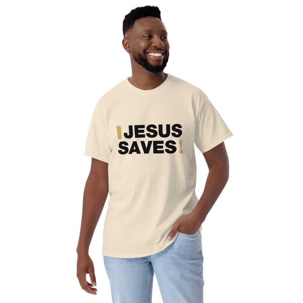 Short Sleeve T-Shirt - Jesus Saves! (light)