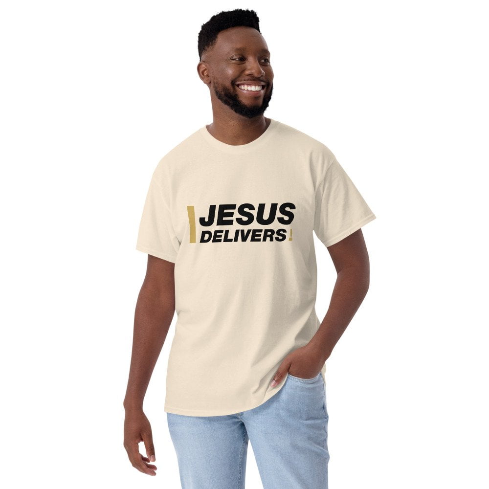 Short Sleeve T-Shirt - Jesus Delivers! (light) - Image 11