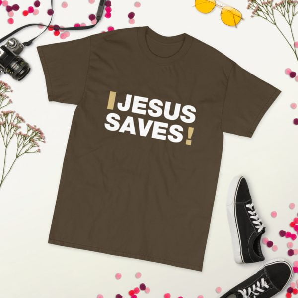Short Sleeve T-Shirt - Jesus Saves! - Image 15