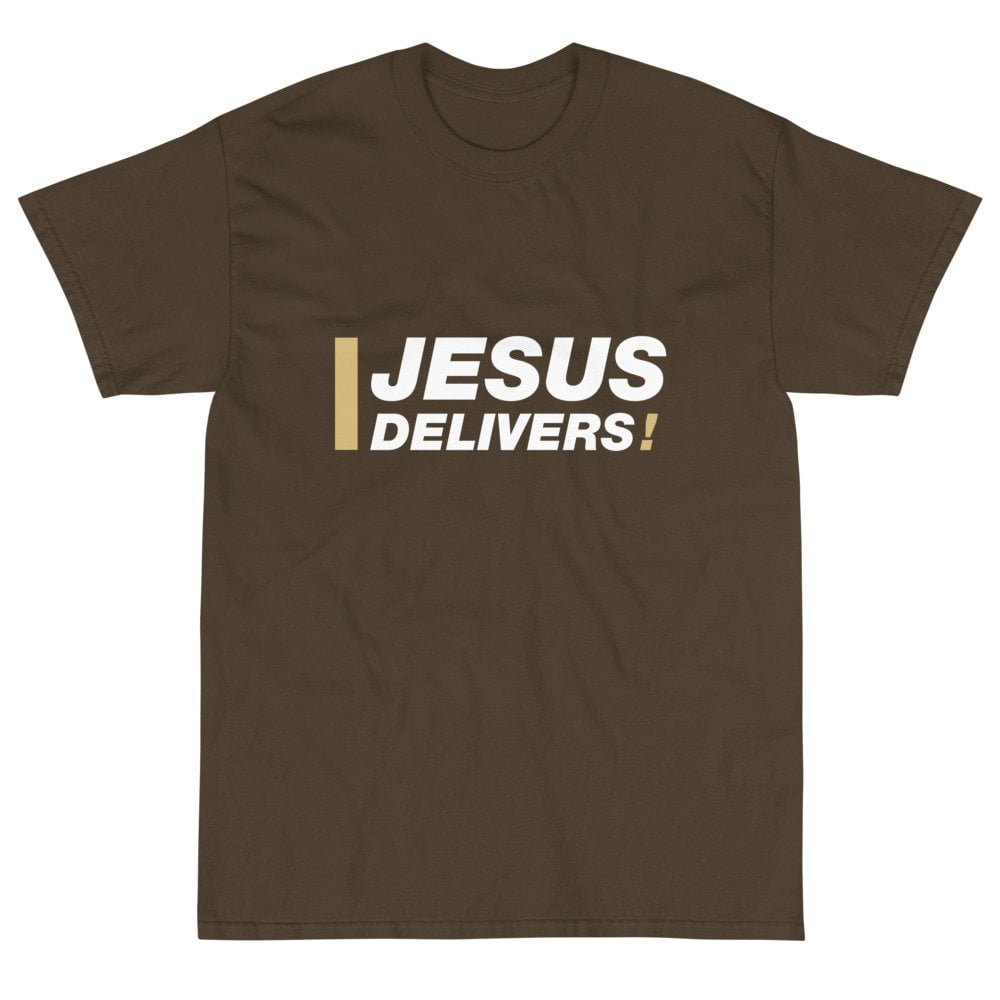 Short Sleeve T-Shirt - Jesus Delivers! - Image 3