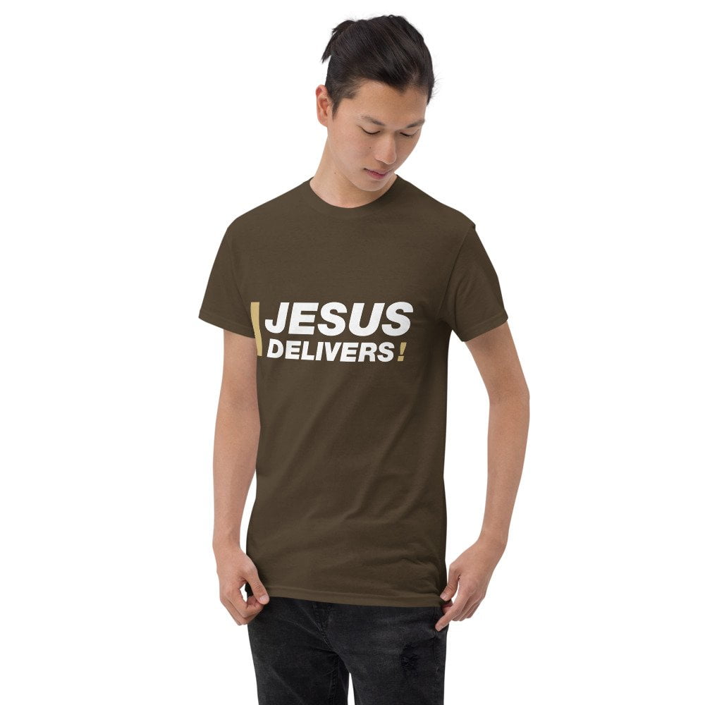 Short Sleeve T-Shirt - Jesus Delivers! - Image 5
