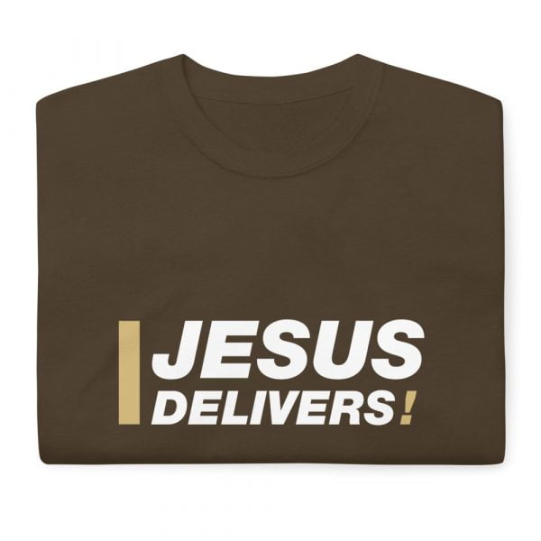Short Sleeve T-Shirt - Jesus Delivers! - Image 6