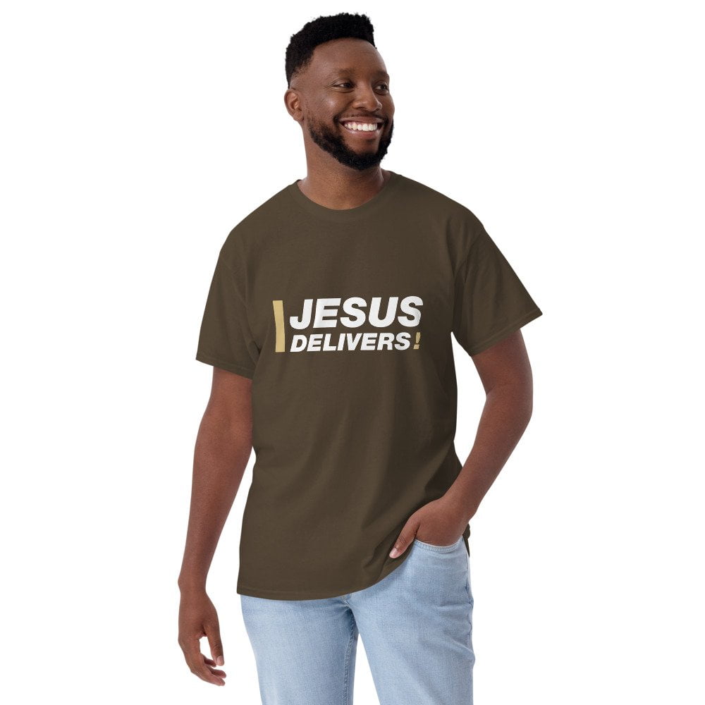 Short Sleeve T-Shirt - Jesus Delivers! - Image 8