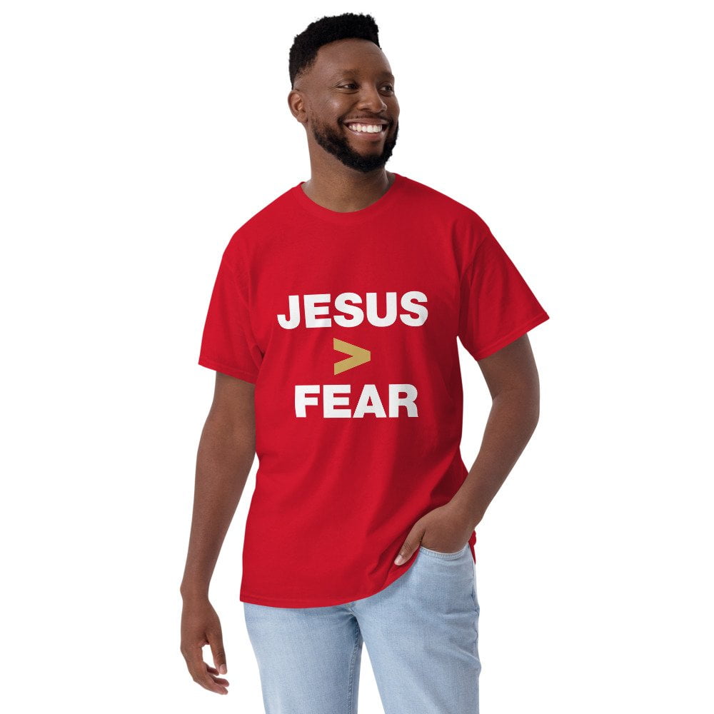 Short Sleeve T-Shirt - Jesus > Fear