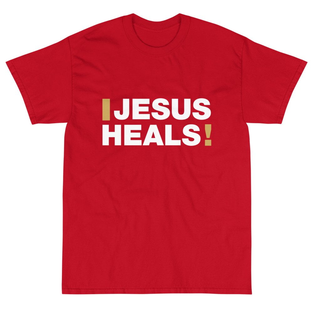 Short Sleeve T-Shirt - Jesus Heals! - Image 11