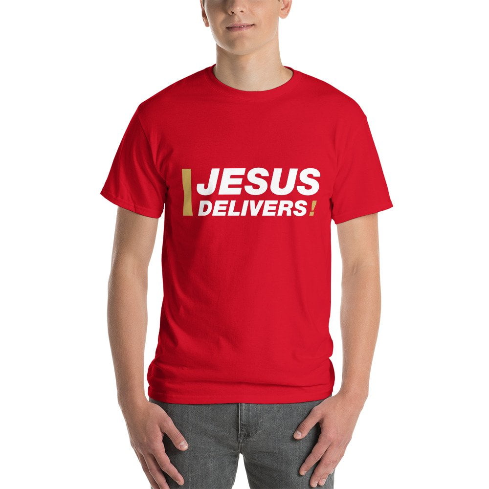 Short Sleeve T-Shirt - Jesus Delivers! - Image 10
