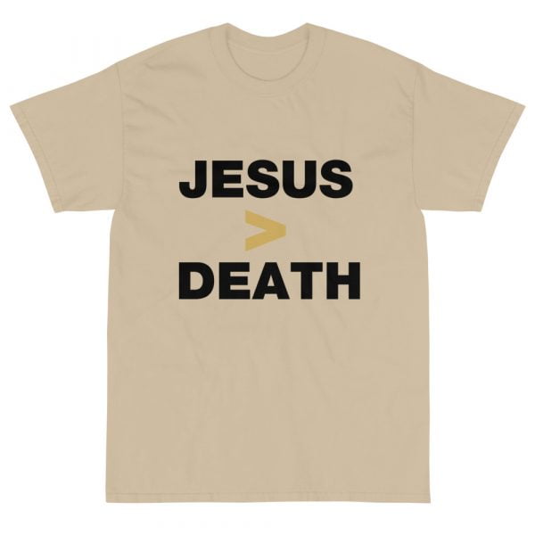 Short Sleeve T-Shirt - Jesus > Death (light) - obrazek 3