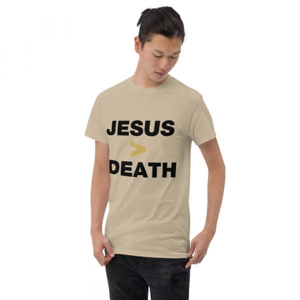 Short Sleeve T-Shirt - Jesus > Death (light) - obrazek 4