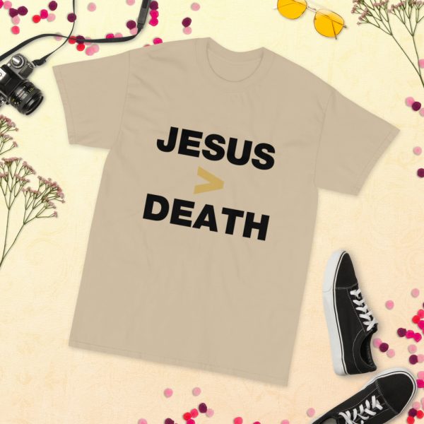 Short Sleeve T-Shirt - Jesus > Death (light) - obrazek 6