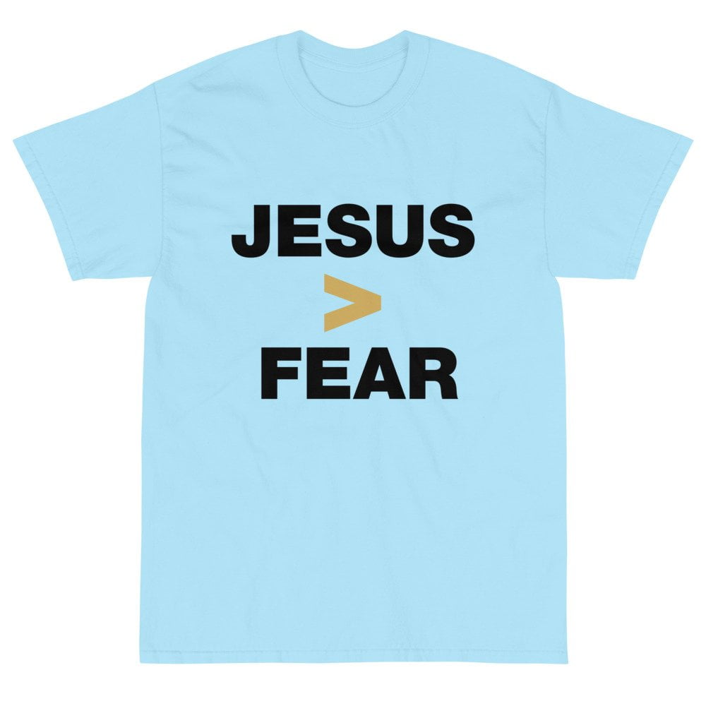 Short Sleeve T-Shirt - Jesus > Fear (light) - Image 11