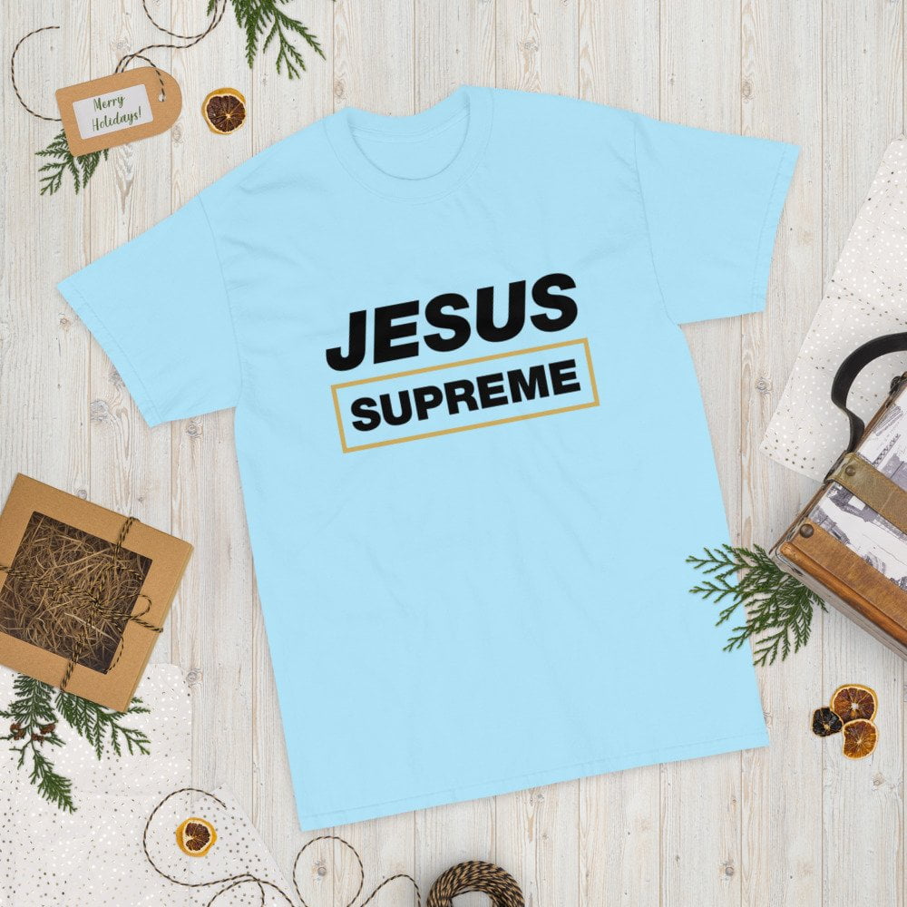 Short Sleeve T-Shirt - Jesus Supreme (light) - Imagen 6