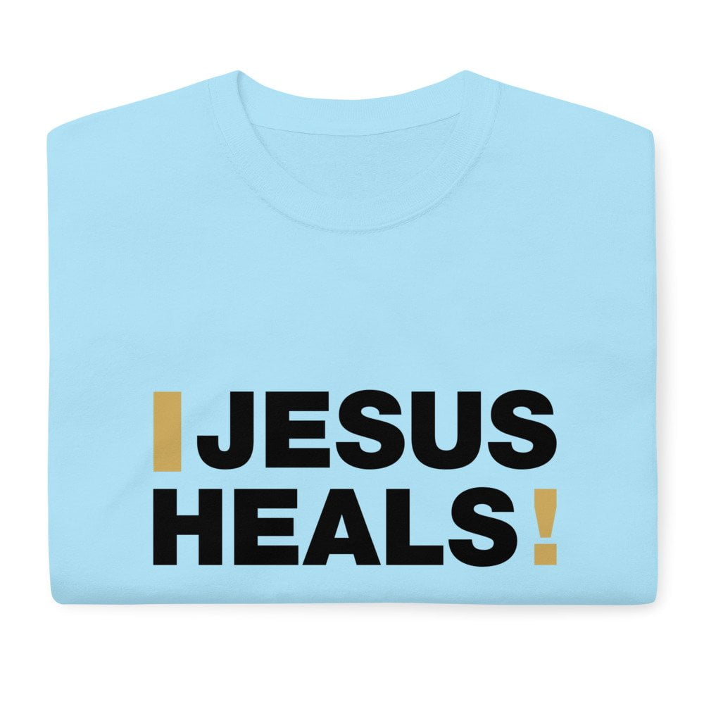 Short Sleeve T-Shirt - Jesus Heals! (light) - Image 13