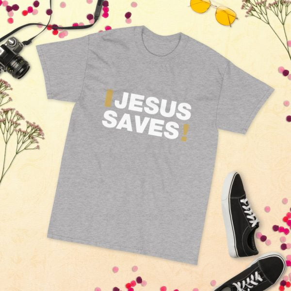 Short Sleeve T-Shirt - Jesus Saves! - Image 16