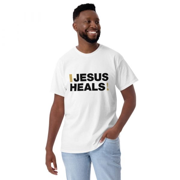 Short Sleeve T-Shirt - Jesus Heals! (light) - Image 8